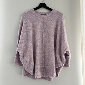 Lou & Gray for Loft Multi Color Pink Marble Sweater Size Small